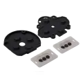 Left Right Rubber Conductive D-Pad Buttons Set For PlayStation Portable PSP 1000 (4 Piece Set)