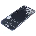 Back Glass w/ MagSafe Magnet & NFC & Flashlight Flex For iPhone 17 (Genuine OEM) (Mist Blue)