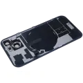Back Glass w/ MagSafe Magnet & NFC & Flashlight Flex For IPhone 15 (Genuine OEM) (Black)