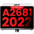 Complete LCD Display Assembly For MacBook Air 13" (A2681 / Mid 2022) (Aftermarket Plus) (Starlight)