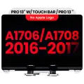 Complete LCD Display Assembly For MacBook Pro 13" A1706 / A1708 (2016-2017) (Aftermarket Plus) (Space Gray)