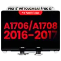 Complete LCD Display Assembly For MacBook Pro 13" A1706 / A1708 (2016-2017) (Aftermarket Plus) (Silver)