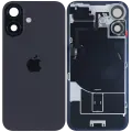 Back Glass w/ MagSafe Magnet & NFC & Flashlight Flex For iPhone 16 (Genuine OEM) (Black)