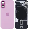 Back Glass w/ MagSafe Magnet & NFC & Flashlight Flex For iPhone 16 (Genuine OEM) (Pink)