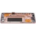 OLED Assembly With Frame For Samsung Galaxy S9 (Aftermarket Plus) (Sunrise Gold)