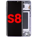OLED Assembly With Frame For Samsung Galaxy S8 (Aftermarket Plus) (Orchid Gray)