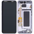 OLED Assembly With Frame For Samsung Galaxy S8 (Aftermarket Plus) (Orchid Gray)