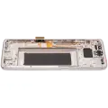 OLED Assembly With Frame For Samsung Galaxy S8 (Aftermarket Plus) (Arctic Silver)