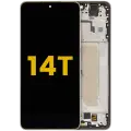 OLED Assembly With Frame For Xiaomi 14T (Refurbished) (Lemon Green)