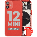 Back Housing W/ Small Parts For iPhone 12 Mini (EU / Global Version) (Aftermarket Plus) (Red)