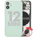Back Housing W/ Small Parts For iPhone 12 Mini (US Version) (Used OEM Pull: Grade B) (Green)