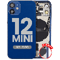 Back Housing W/ Small Parts For iPhone 12 Mini (US Version) (Aftermarket Plus) (Blue)