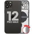 Back Housing W/ Small Parts For iPhone 12 Pro Max (US Version) (Used OEM Pull: Grade A) (Graphite)