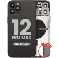 Back Housing W/ Small Parts For iPhone 12 Pro Max (US Version) (Aftermarket Plus) (Graphite)