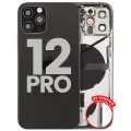 Back Housing W/ Small Parts For iPhone 12 Pro (US Version) (Used OEM Pull: Grade B) (Graphite)