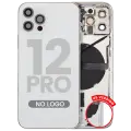 Back Housing W/ Small Parts For iPhone 12 Pro (US Version) (Aftermarket Plus) (Silver)