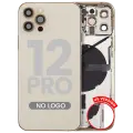 Back Housing W/ Small Parts For iPhone 12 Pro (US Version) (Aftermarket Plus) (Gold)