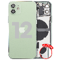 Back Housing W/ Small Parts For iPhone 12 (US Version) (Used OEM Pull: Grade C) (Green)