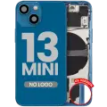 Back Housing W/ Small Parts For iPhone 13 Mini (US Version) (Aftermarket Plus) (Blue)