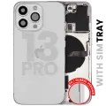 Back Housing W/ Small Parts For iPhone 13 Pro (EU / Global Version) (Used OEM Pull: Grade B) (Silver)