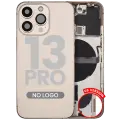 Back Housing W/ Small Parts For iPhone 13 Pro (US Version) (Aftermarket Plus) (Gold)