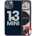Back Housing W/ Charging Port Flex & Small Parts  For iPhone 13 Mini (US Version) (Used OEM Pull: Grade B) (Midnight)