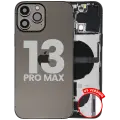 Back Housing W/ Charging Port Flex & Small Parts  For iPhone 13 Pro Max (US Version) (Used OEM Pull: Grade B) (Graphite)