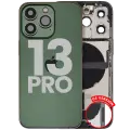 Back Housing W/ Charging Port Flex & Small Parts  For iPhone 13 Pro (US Version) (Used OEM Pull: Grade C) (Alpine Green)