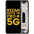 OLED Assembly With Frame For Xiaomi Redmi Note 14 Pro+ 5G (Refurbished) (Midnight Black)