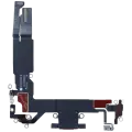Charging Port Flex Cable With Board For iPhone 16 (EU / UK/ CA) (Genuine OEM) (Black)