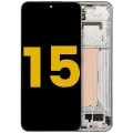OLED Assembly With Frame For Xiaomi 15 (Refurbished) (Liquid Silver)