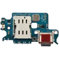Charging Port Board With Sim Card Reader For Samsung Galaxy S22 5G (S9010) (Dual Sim Version) (Premium)