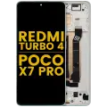 OLED Assembly With Frame For Xiaomi Redmi Turbo 4 / Xiaomi Poco X7 Pro (Refurbished) (Green)