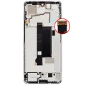 OLED Assembly With Frame For Xiaomi Poco X6 (Refurbished) (White)