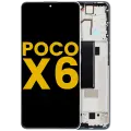 OLED Assembly With Frame For Xiaomi Poco X6 (Refurbished) (Blue)