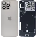 Back Glass w/ MagSafe Magnet & NFC & Flashlight Flex For iPhone 16 Pro Max (Service Pack) (Natural Titanium)