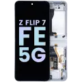 Inner OLED Assembly With Frame For Samsung Galaxy Z Flip 7 FE 5G (Service Pack) (White)