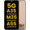 OLED Assembly Without Frame For Samsung Galaxy A35 5G (A356 / 2024) / M35 (M356 / 2024) / A55 (A556 / 2024) (Refurbished) (All Colors) 