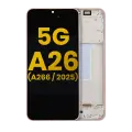 OLED Assembly With Frame For Samsung Galaxy A26 5G (A266 / 2025) (Refurbished) (Peach Pink)