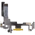 Charging Port Flex Cable For iPhone 14 (Aftermarket Plus) (Yellow)