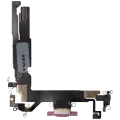 Charging Port Flex Cable For iPhone 16 (Aftermarket Plus) (Pink)