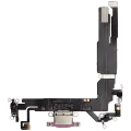 Charging Port Flex Cable For iPhone 16 (Aftermarket Plus) (Pink)