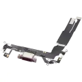 Charging Port Flex Cable For iPhone 16 (Aftermarket Plus) (Pink)