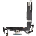 Charging Port Flex Cable For iPhone 16 (Aftermarket Plus) (Teal)