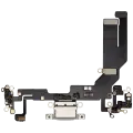 Charging Port Flex Cable For iPhone 16e (Aftermarket Plus) (White)