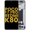 OLED Assembly With Frame For Xiaomi Poco F7 Pro / Redmi K80 (Refurbished) (Blue)