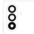 Back Camera Lens (Glass Only) With Adhesive For Samsung Galaxy Z Fold 7 (F966) (10 Pack)