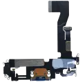 Charging Port Flex Cable For iPhone 12 (Used OEM Pull) (Blue)