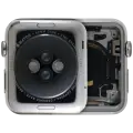 Housing Assembly Compatible For Watch Series 1 (42MM) (Used OEM Pull: Grade A) (Stainless / Silver)