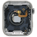 Housing Assembly Compatible For Watch Series 6 (44MM) (Used OEM Pull: Grade A) (Stainless / Space Black)